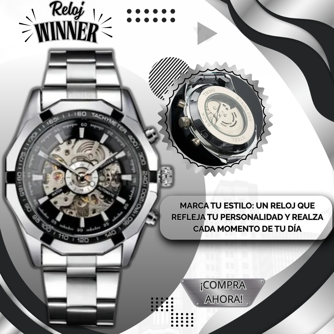 Miniatura 2 de RELOJ WINNER AUTOMATICO PRO 2025 ⌚